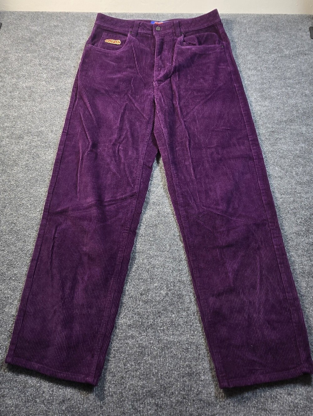 Empyre "Relaxed Fit" Plum Corduroy Skate Pants Size 33